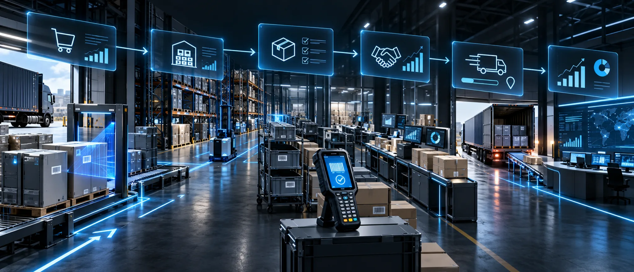 Abasto Soft: depósito con colectora, picking y despachos conectados con tableros de gestión